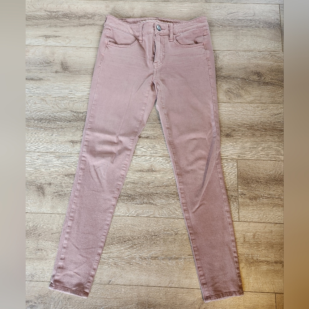 American Eagle Jeggings, rose pink, size 6